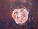 Oude vrouw met hoofddoek (2)